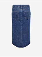 ONLY Modrá dámska džínsová midi sukňa ONLY Bianca XS