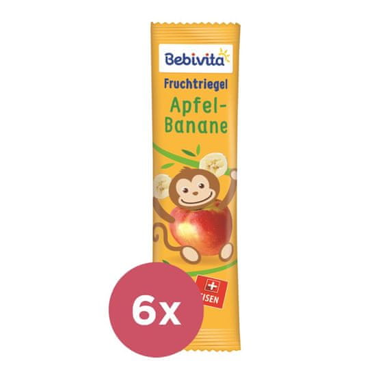 Bebivita 6x Oblátka Jablko-Banán 25 g