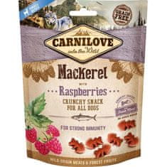 Carnilove Dog Crunchy Snack Mackerel s malinami s čerstvým mäsom 200 g