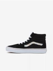 Vans Čierne dievčenské členkové tenisky VANS JN SK8-Hi 36 1/2