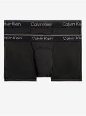 Calvin Klein Sada dvoch čiernych boxerok v čiernej farbe s elastickým lemom 2PK Calvin Klein Underwear XL