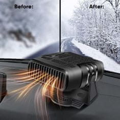 JOIRIDE® Mini elektrické kúrenie do auta a turbo rozmrazovač čelného skla (13 x 11 x 7,5 cm) | BREEZY