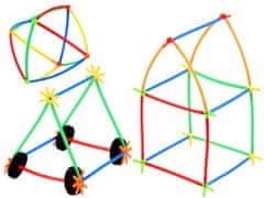 JOKOMISIADA Kreatívna stavebnica s tyčinkami 1000ks ZA3672