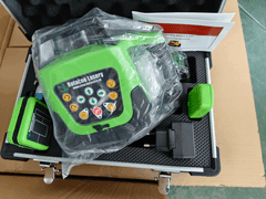 Rotačné Lasery Rotačný laser s kufríkom a základným vybavením (zelený luč)