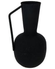 Indecor Váza plech čierna 29 cm 2ASS