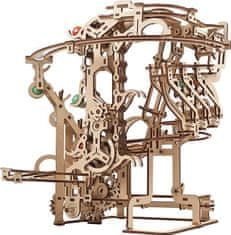 UGEARS 3D puzzle Guľôčková dráha Marble Run: Chain Hoist 400 dielikov