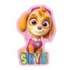 Herding Tvarovaný 3D dekoračný vankúš Paw Patrol Skye