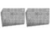 Nálepky na obkladačky - Šedá mozaika - 30 x 20 cm (balenie 8 ks), DS-215