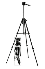 BRAUN LW 145S statív (53-145 cm, 900 g, 3-cestná hlava, max. 3,5 kg, čierny)