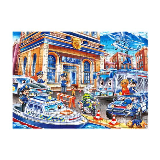 Aga4Kids Detské puzzle Polícia 240 dielikov