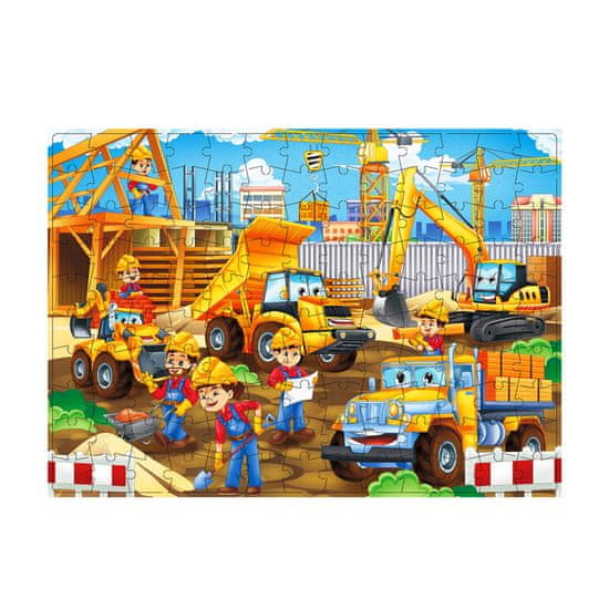 Aga4Kids Detské puzzle Stavenisko 130 dielikov