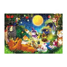 Aga4Kids Detské puzzle Zvieratká v lese 216 dielikov