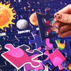 Aga4Kids Detské puzzle Slnečná sústava 100 dielikov