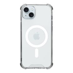 Tactical Zadný kryt MagForce Plyo pre Apple iPhone 15 Plus Transparent