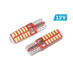 Carmotion 2ks LED 12V W5W čirá CANBUS