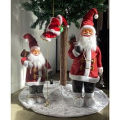 Ruhhy  22502 Vianočné dekorácie Santa Claus na lane, 100 cm