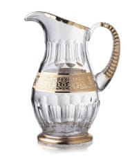 Bohemia Crystal ručne brúsený džbán Romantic 1,3l