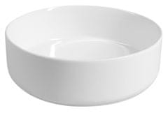 ISVEA INFINITY ROUND keramické umývadlo na dosku, priemer 36x12 cm, biela 10NF65036 - Isvea