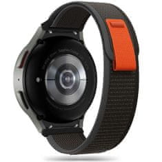 Tech-protect Remienok Nylon Samsung Galaxy Watch 4 / 5 / 5 Pro / 6 / 7 / Fe Black/Orange