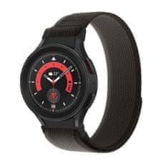 Tech-protect Remienok Nylon Samsung Galaxy Watch 4 / 5 / 5 Pro / 6 / 7 / Fe Black/Orange