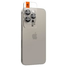 Spigen Ochranné Sklo Zadnej Kamery Optik.Tr Camera Protector 2-Pack iPhone 14 Pro / 14 Pro Max / 15 Pro / 15 Pro Max Natural Titanium