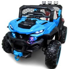 R-Sport Buggy X9 Battery car, modrá, sedadlo z ekokože