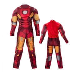 bHome Detský kostým Svalnatý Iron man s maskou 122-134 L