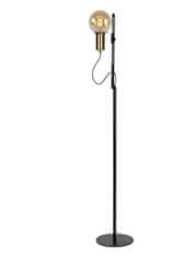 LUCIDE MALCOLM - stojaca lampa - E27/40W H140cm - čierna 45778/01/30