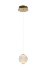 LUCIDE Lucide CINTRA - Pendant light - D14 cm - LED - 1x5,7W 2700K - Transparant 13499/04/60