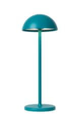 LUCIDE Lucide JOY - Rechargeable Table lamp Outdoor - Battery - ? 12 cm - LED Dim. - 1x1,5W 3000K - IP54 - Turquoise 15500/02/37