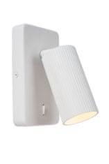 LUCIDE Lucide CLUBS - Wall spotlight - 1xGU10 - White 09239/11/31