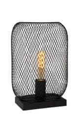 LUCIDE MESH - stolová lampa - E27/60W H32.5 cm - čierna 78592/01/30