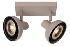 LUCIDE Lucide SENSAS - Ceiling spotlight - 2xES111 - Cream 30997/02/38