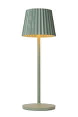 LUCIDE Lucide JUSTINE - Rechargeable Table lamp Outdoor - LED Dim. - 1x2W 2700K - IP54 - Contact charg - Green 27889/02/33