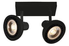 LUCIDE Lucide SENSAS - Ceiling spotlight - 2xES111 - Black 30997/02/30