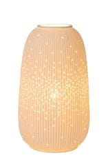 LUCIDE Lucide FLORES - Table lamp - ? 14,1 cm - 1xE14 - White 13541/14/31