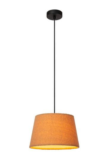 LUCIDE Lucide WOOLLY - Pendant light - ? 28 cm - 1xE27 - Ocher Yellow 10416/01/44