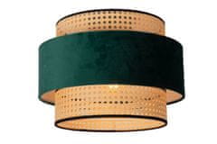 LUCIDE Lucide JAVOR - Flush ceiling light - D38 cm - 1xE27 - Green 34139/01/33