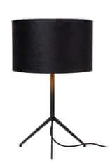 LUCIDE Lucide TONDO - Table lamp - ? 30 cm - 1xE27 - Black 45590/81/30