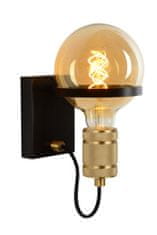 LUCIDE OTTELIEN Wall light E27/60W Matt Black/Matt Gold 10362326