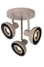 LUCIDE Lucide SENSAS - Ceiling spotlight - D25,8 cm - 3xES111 - Cream 30997/13/38