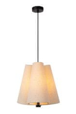 LUCIDE Lucide GREGORY - Pendant light - D34,3 cm - 3xE27 - Cream 30495/03/38