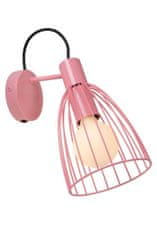 LUCIDE Lucide MACARONS - Wall light - 1xE27 - Pink 74217/01/66