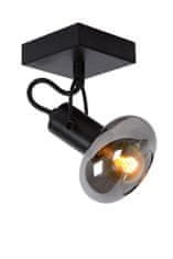 LUCIDE MADEE Ceiling spotlight 1x E14/25W Back/Smoke gla 17993/01/30