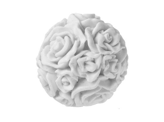 Mydlo 40g Kvet ruže glycerín v organzovom sáčku, biela