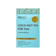 Delhicious Telový peeling Coco-Nut-Tea For You (Coconut Black Tea Body Scrub) 100 g