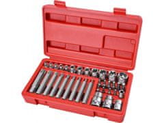 Extol Premium Hlavica a hroty Torx sada 35ks, 1/4",3/8", 1/2", CrV