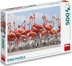 DINO Puzzle Plameniaky 500 dielikov