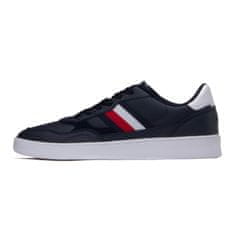 Tommy Hilfiger Obuv tmavomodrá 42 EU Court Cupsole Retro Lth Stripes