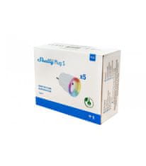 Shelly Shelly Plus Plug S White Pack 5ks (WiFi)